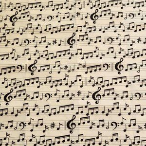 Ambesonne Music Fabric (NWT)